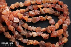 Сердолик, кусочки необработанные, набор 9 см