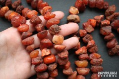 Сердолик, куски сферолитов необработанные, набор 9,5 см Сердолик, куски сферолитов необработанные, набор 9,5 см