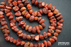 Сердолик, куски сферолитов необработанные, набор 9,5 см
