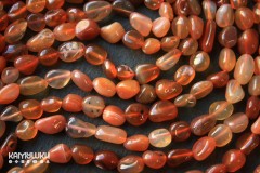 Сердолик, галтовка 6-12 мм, набор 9,5 см
