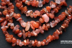 Сердолик оранжевый, крошка, набор 9,5 см