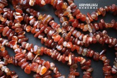 Сердолик насыщенный, крошка, набор 9,5 см