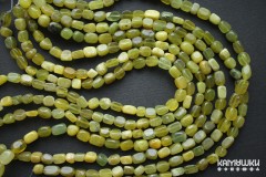 Серпентин (офит, бовенит, лизардит), галтовка прямоугольная 6-12 мм, набор 9 см