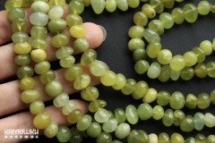 Серпентин (офит, бовенит), галтовка поперечная 8-13 мм, набор 9 см