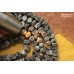 Нефелиновый сиенит с содалитом, граненые кусочки прямоугольные, набор 12 бусин