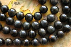 Соколиный глаз, шар гладкий 16 мм, набор 3 бусины