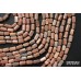 "Солнечный камень", цилиндры 6х10 мм, набор 7 бусин