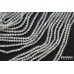 Топаз природный, шар граненый 4 мм, набор 9,5 см