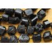 Турмалин черный (шерл), куски гладкие №6, набор 2 бусины