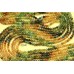 Турмалин (зеленые, желтые оттенки), шар граненый 3,5 мм, набор 9,5 см