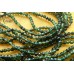 Турмалин зеленый, шар граненый 2 мм, набор 9,5 см