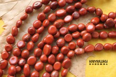 Яшма "красная", галтовка круглая, набор 9,5 см Яшма "красная", галтовка круглая, набор 9,5 см