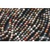 Яшма мультиколор (т.н. Агат "алашань"), шар граненый 3,5 мм, набор 9,5 см