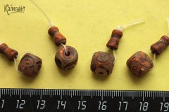 Яшма, бусина для четок, 21х11 мм, 1 шт.