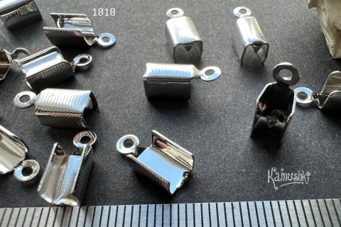 Концевик зажимной П-образный 12 мм, 1 шт №1818R Концевик зажимной П-образный 12 мм, 1 шт №1818R