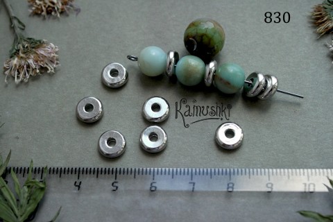 Бусина разделительная, 2,5х8 мм, №830, 1 шт
