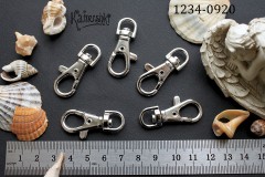 Застежка-карабин крупный №1234-0920, 16х38 мм, 1 шт 