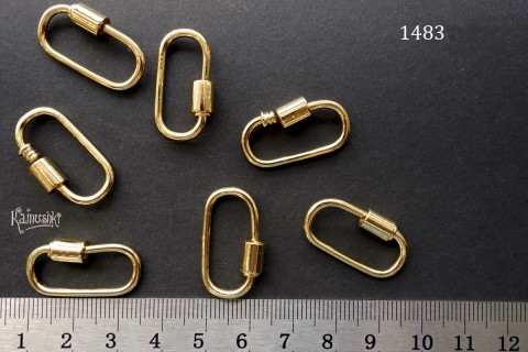 Замок винтовой, овал 14х25 мм, № 1483, 1 шт