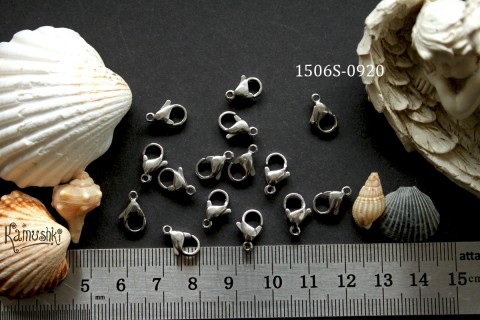 Застежка-карабин сталь 12 мм, №1506S-0920, 1 шт