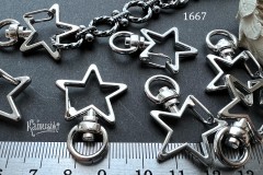 Застежка-карабин "звезда" №1667, 34 мм, 1 шт.