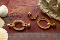 Застежка трехкомпонентная № 424 крупная