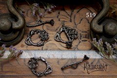 Застежка-тоггл № 519 "цветочек" 