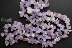 Аметист светлый (лавандовый) ,необработанные кусочки кристаллов, набор 15 бусин Аметист светлый (лавандовый) ,необработанные кусочки кристаллов, набор 15 бусин