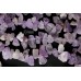 Аметист светлый (лавандовый) ,необработанные кусочки кристаллов, набор 15 бусин