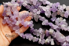 Аметист светлый (лавандовый) ,необработанные кусочки кристаллов, набор 15 бусин Аметист светлый (лавандовый) ,необработанные кусочки кристаллов, набор 15 бусин