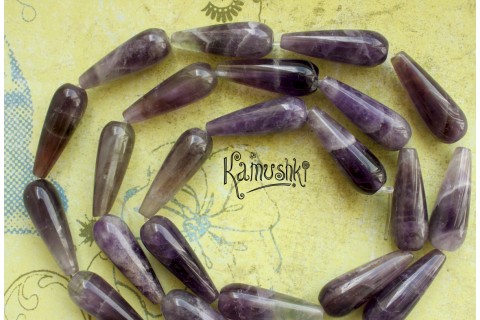 Аметист, гладкая капля. 