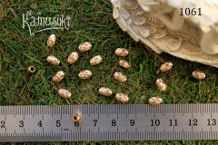 Бусина-бочонок №1061, 4х6 мм,1 шт Бусина-бочонок №1061, 4х6 мм,1 шт