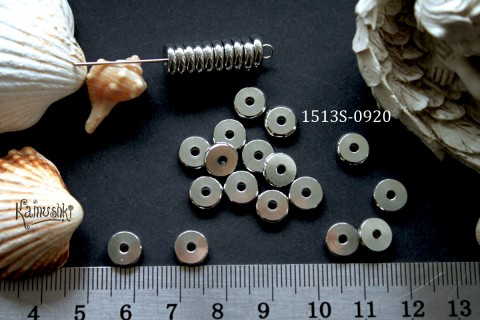 Рондель гладкий, сталь, 2х8 мм, №1513S-0920, 1шт
