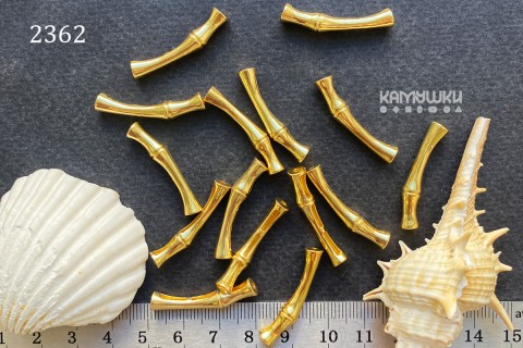 Бусина-трубочка "бамбук", 4х30 мм, №2362, 1 шт