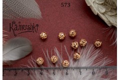 Бусина-шар "ромбики" 5 мм №573 , 1 шт Бусина-шар "ромбики" 5 мм №573 , 1 шт