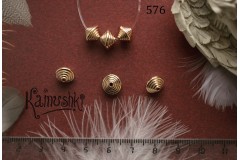 Бусина-веретено 6,5х8,5 мм, №576, 1 шт