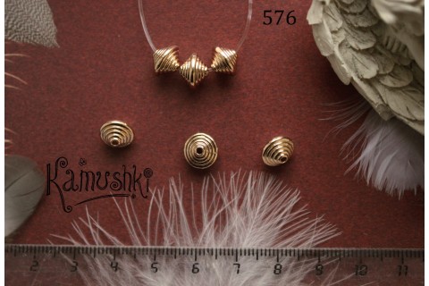 Бусина-веретено 6,5х8,5 мм, №576, 1 шт