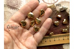 Бусина "сердечко" 10х12 мм №995 Бусина "сердечко" 10х12 мм №995