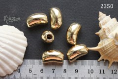 Бусина-бочонок литая 18 мм, №2350, 1 шт Бусина-бочонок литая 18 мм, №2350, 1 шт