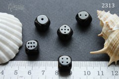 Бусина "игральная кость" 8 мм, №2313, 1 шт