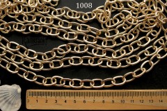 Цепь крупная, звено 11х16 мм, отрезок 18 звеньев (20 см) №1008