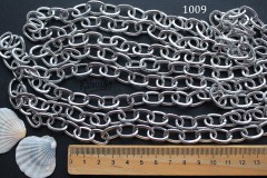 Цепь крупная, звено 11х16 мм, №1009, отрезок 20 см Цепь крупная, звено 11х16 мм, №1009, отрезок 20 см