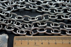 Цепь крупная, звено 11х16 мм, №1009, отрезок 20 см Цепь крупная, звено 11х16 мм, №1009, отрезок 20 см