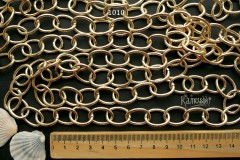 Цепь крупная, звено 15х20 мм, отрезок 13 звеньев (20 см) №1010 Цепь крупная, звено 15х20 мм, отрезок 13 звеньев (20 см) №1010