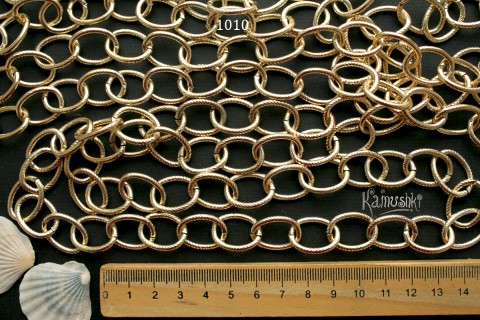 Цепь крупная, звено 15х20 мм, отрезок 13 звеньев (20 см) №1010
