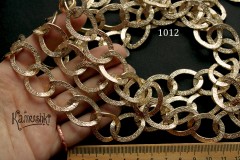 Цепь крупная, звено 21х27 мм, отрезок 10 звеньев (20 см) №1012 Цепь крупная, звено 21х27 мм, отрезок 10 звеньев (20 см) №1012