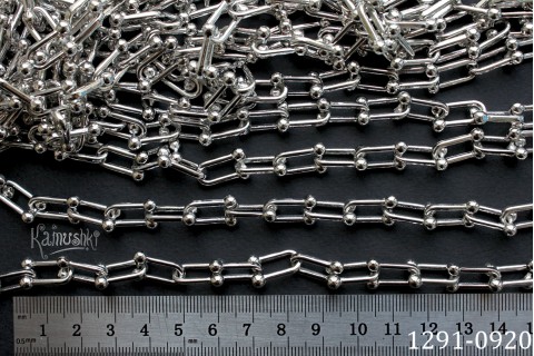 Цепь фигурная "Тиффани", №1291-0920, отрезок 24 см Цепь фигурная "Тиффани", №1291-0920, отрезок 24 см