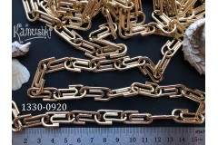 Цепь фигурная "скрепка", №1330-0920, отрезок 15 см Цепь фигурная "скрепка", №1330-0920, отрезок 15 см