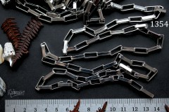Цепочка с прямоугольными звеньями, №1354-0920, отрезок 50 см