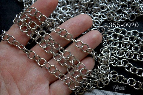 Цепочка фигурная "кольцо 8 мм", №1355-0920, отрезок 50 см