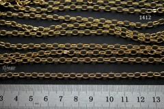 Цепочка №1412, фигурная, "овал" 4х6 мм, отрезок 50 см
